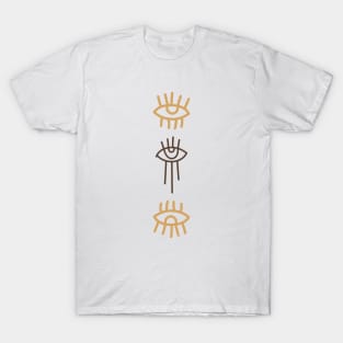 Boho abstract eyes T-Shirt